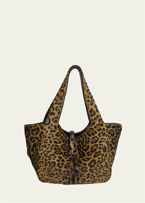 ysl calf hair leopard print bag with nailheads|Saint Laurent Bea YSL Leopard.